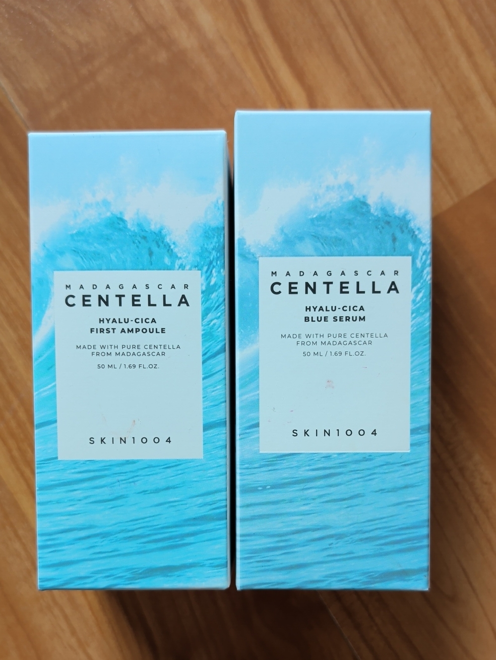 Skin1004 Madagascar Centella Hyalu-Cica Blue Serum And First Ampoule Exp 2/2028